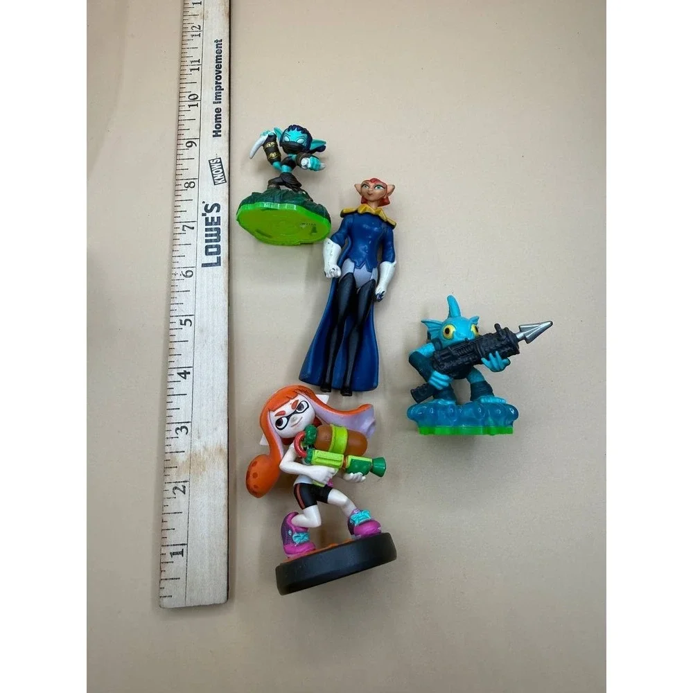Lot Of 4 Amiibo Nintendo Figures Splatoon Series/Code Name: S.T.E.A.M. Series